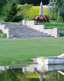 A gold medal winning garden designer and constructor, he takes inspiration from the Westcountry using many local materials in his work.